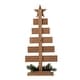 preview thumbnail 8 of 34, Glitzhome Wooden Sign Christmas Tree Shaped Table Decor for Home Shelf Xmas Party