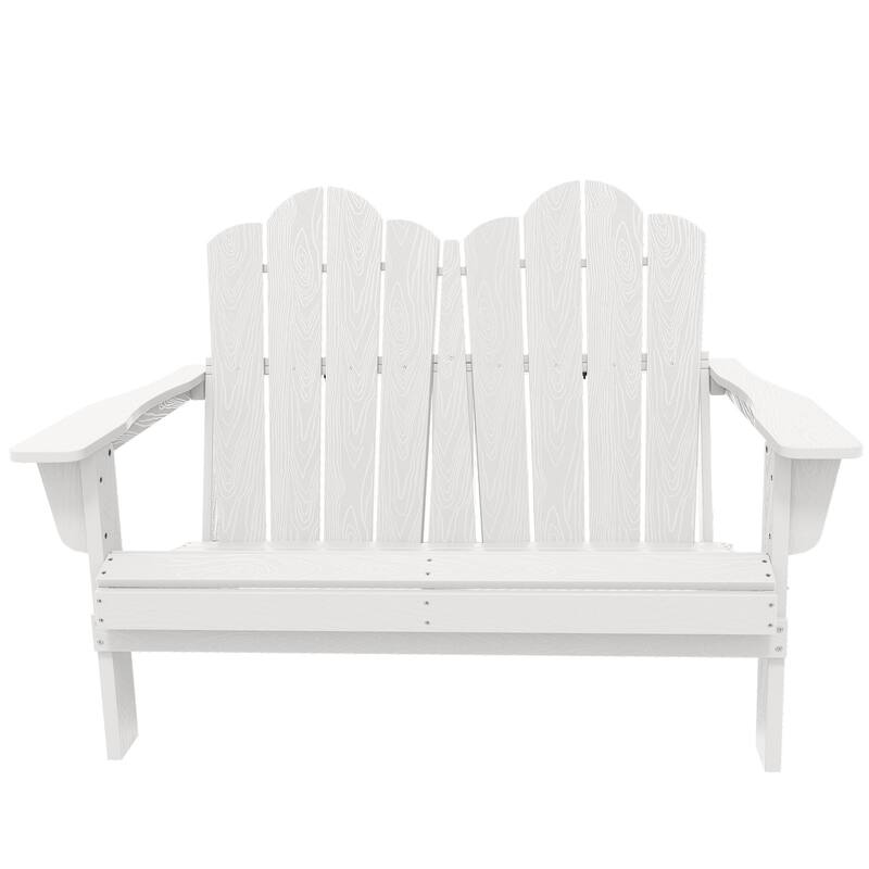Outdoor HDPE Foldable Patio Loveseat