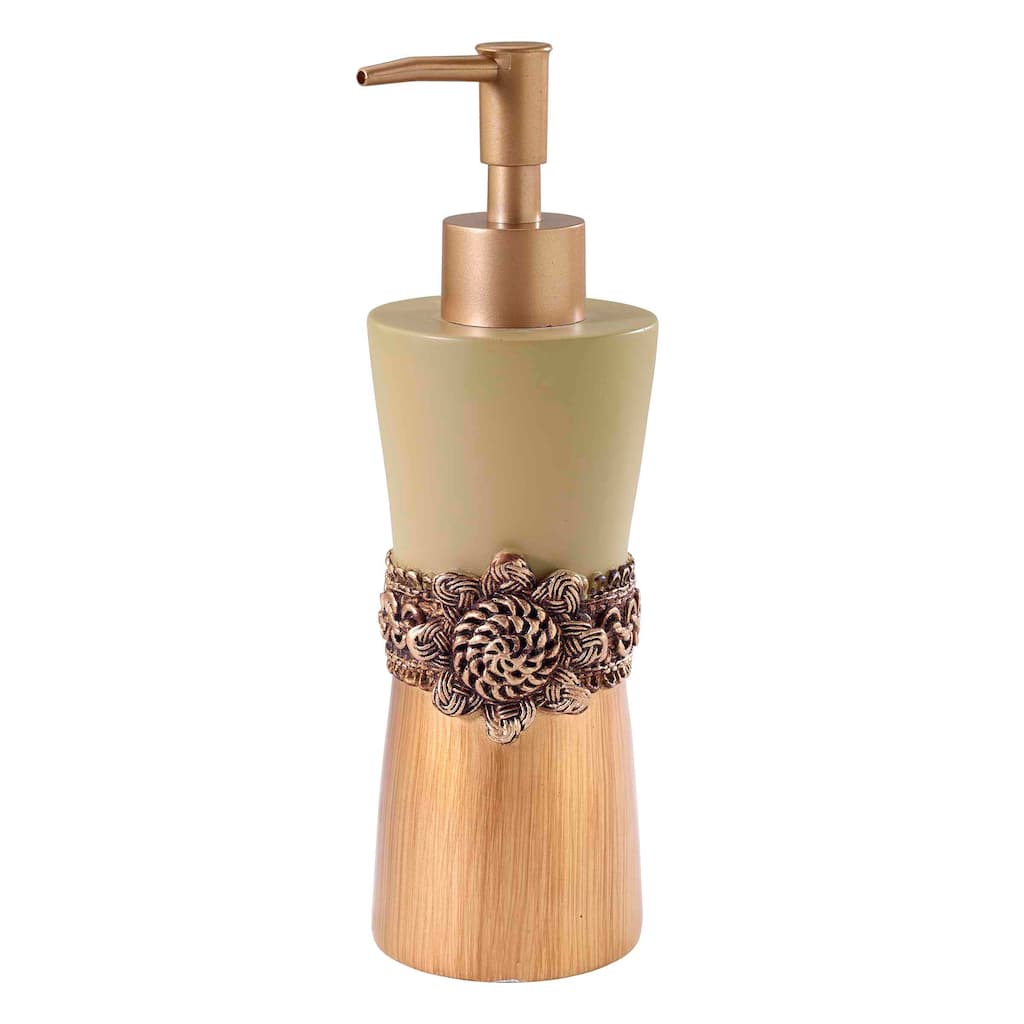 Avanti Linens Braided Medallion Lotion Dispenser - Gold - Lotion Dispenser