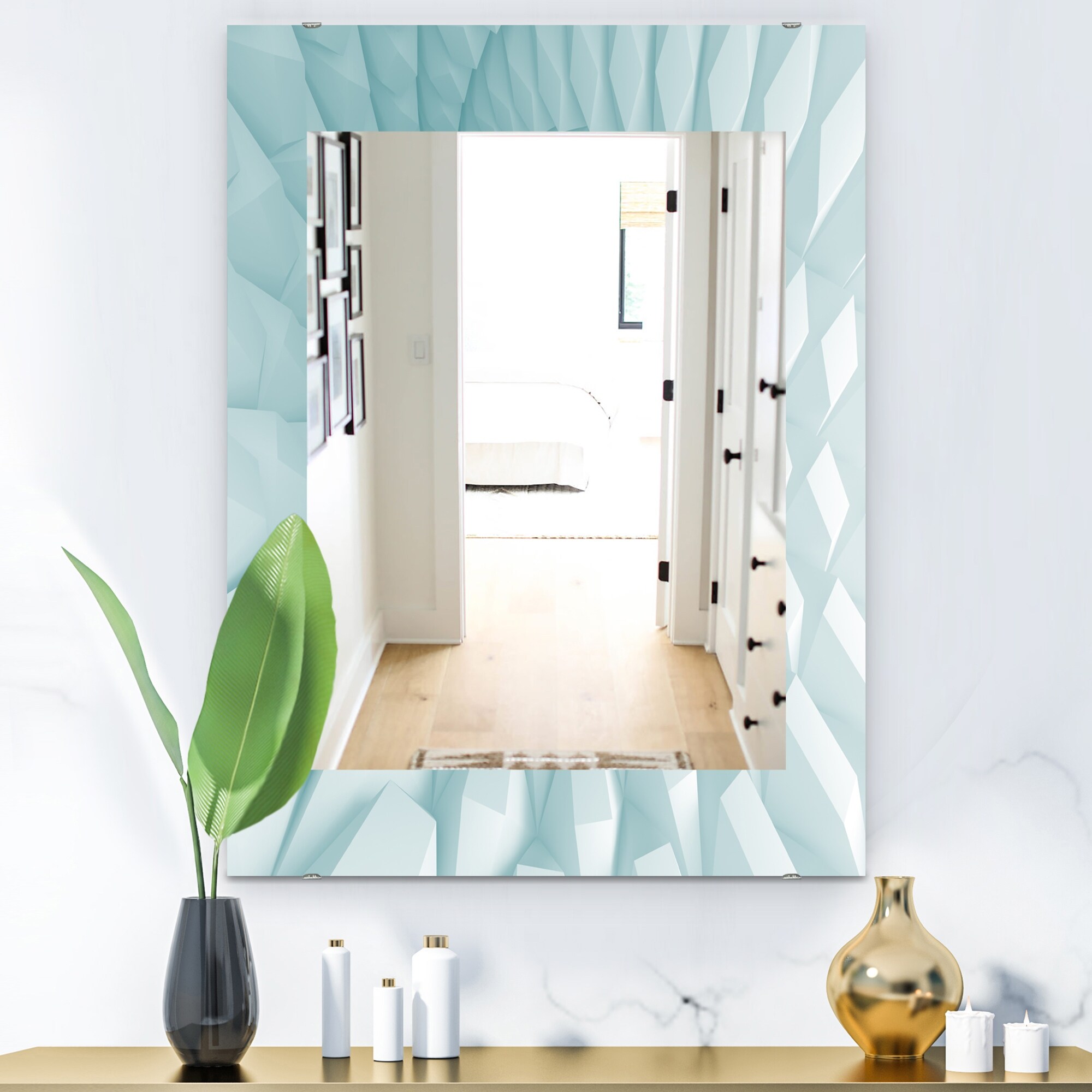 Light sales blue mirror