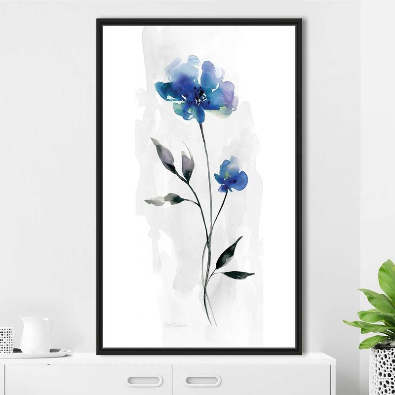 "Beautiful Blue III" by Carol Robinson Print on Floating Canvas
