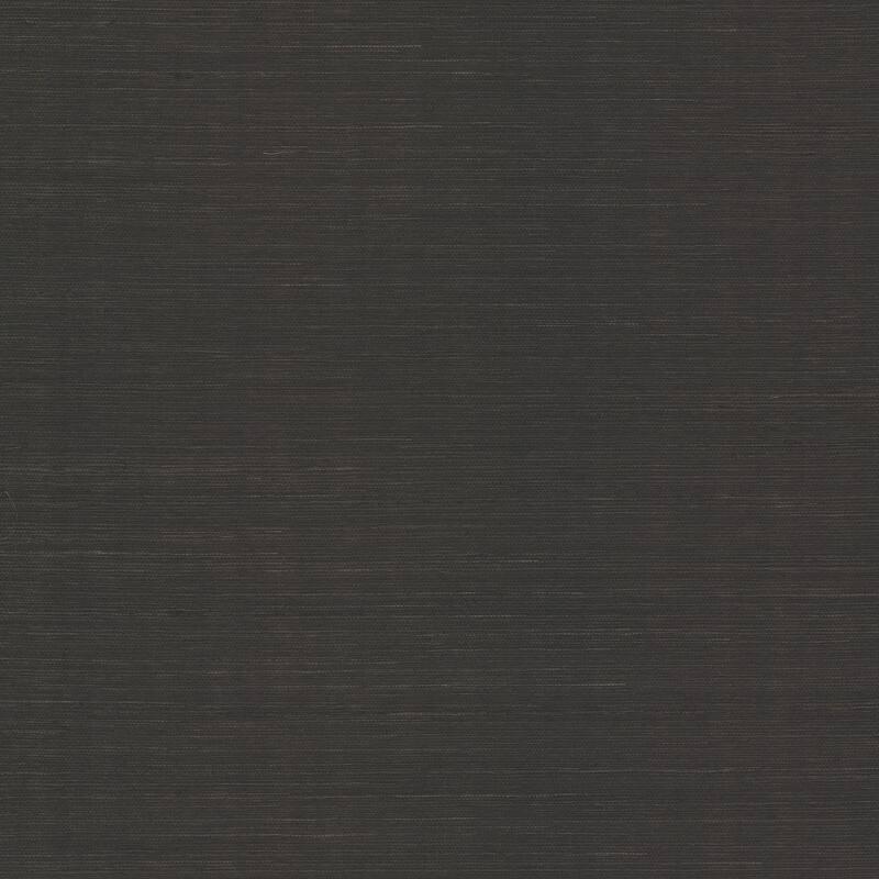 A-Street Prints Colcord Black Sisal Grasscloth Wallpaper