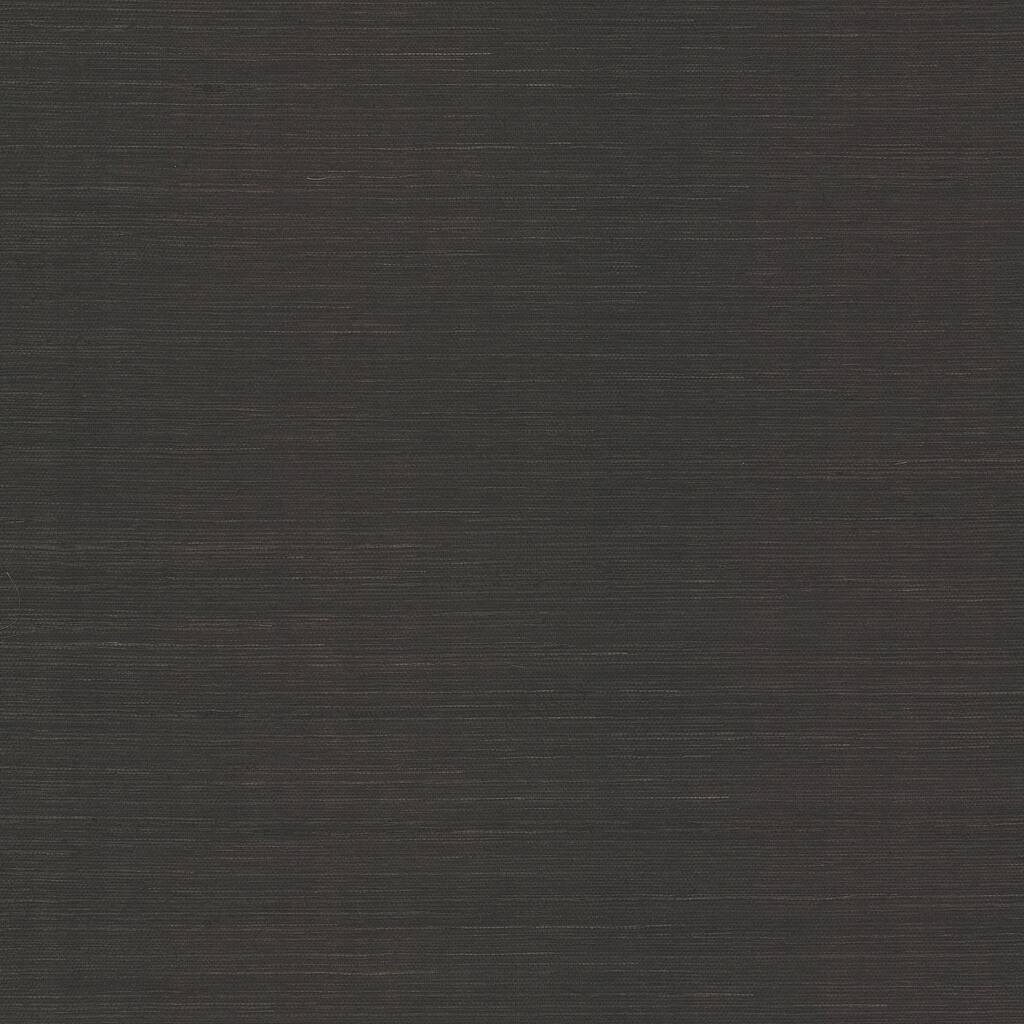 A-Street Prints Colcord Black Sisal Grasscloth Wallpaper