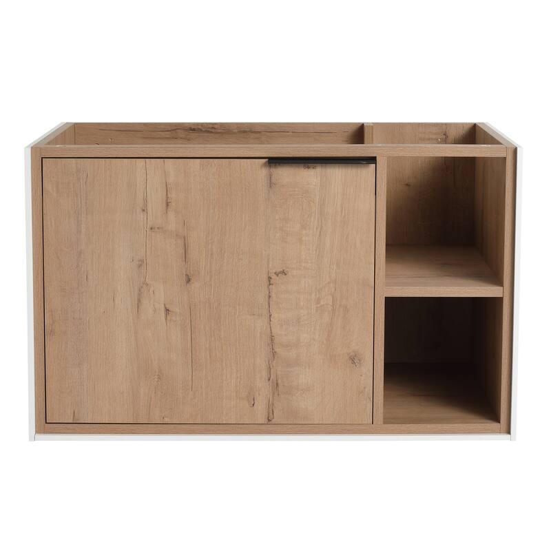 Eco-Friendly Floating Bathroom Vanity with Stylish Design and Ample Storage - 29.33"x17.94" - 29.33in L