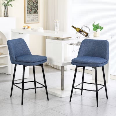 Counter Height Swivel Bar Stools Set Of 2