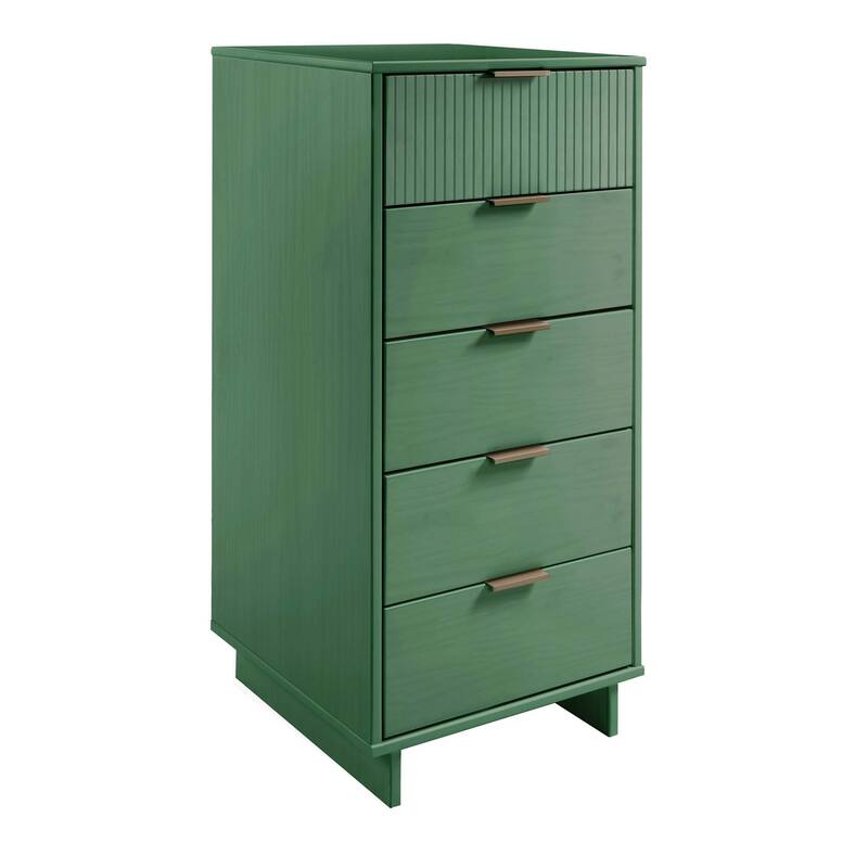 Manhattan Comfort 3-Piece Granville Modern Solid Wood Dresser Chest and Nighstand Set.