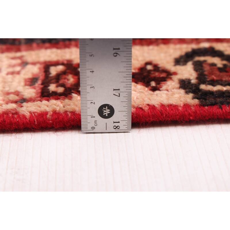 ECARPETGALLERY Hand-knotted Melis Vintage Red Wool Rug - 4'7 x 7'7