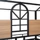 preview thumbnail 10 of 26, Roomfitters Twin Over Twin Metal Bunk Bed, House Bed Frame with Slide, Modern Space-Saving Design for Bedroom