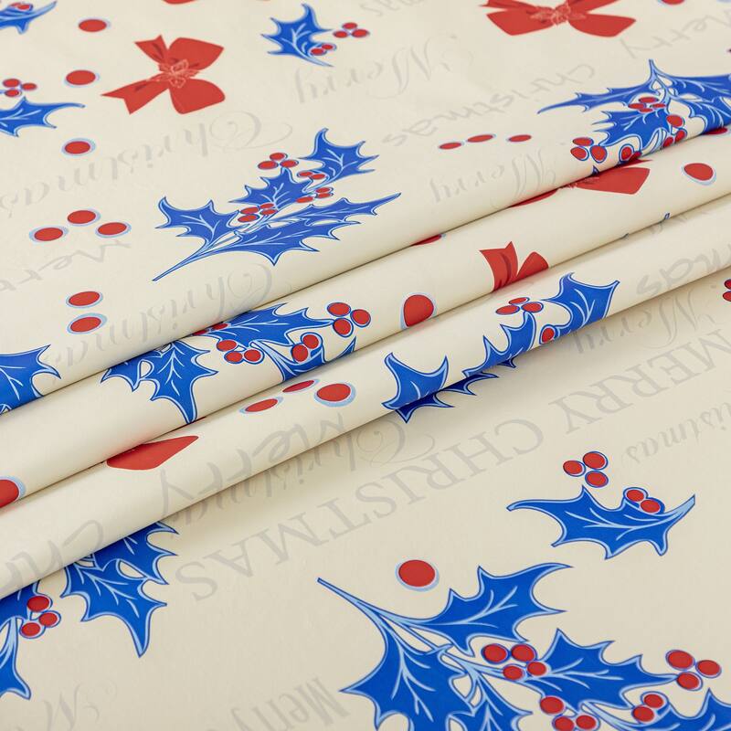 Ray Star Happy Christmas tablecloth Festival