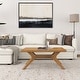preview thumbnail 2 of 35, Plank and Beam Verso Rectangular Cross Leg Coffee Table - 40"