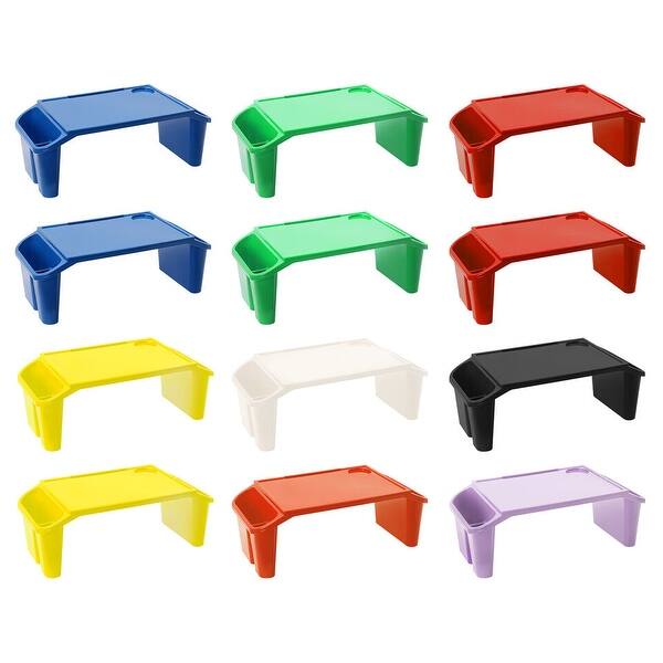 slide 2 of 6, 6Pcs Kids Lap Desk with Side Pocket