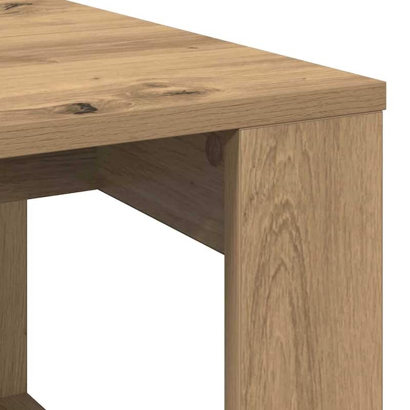 vidaXL Coffee Table Artisan Oak Engineered Wood Medium Durable