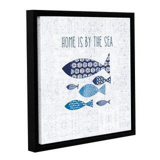 Sunday On The Coast V Gallery Wrapped Floater-framed Canvas - Bed Bath ...