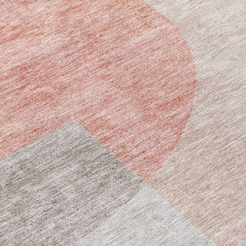 Machine Washable Indoor/ Outdoor Chantille Contemporary Deco Rug