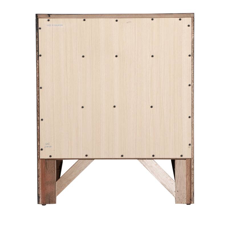 Modern Bedside Table with Drawer and Corner-blocked Bottoms Bedroom Cabinet Storage Nightstand
