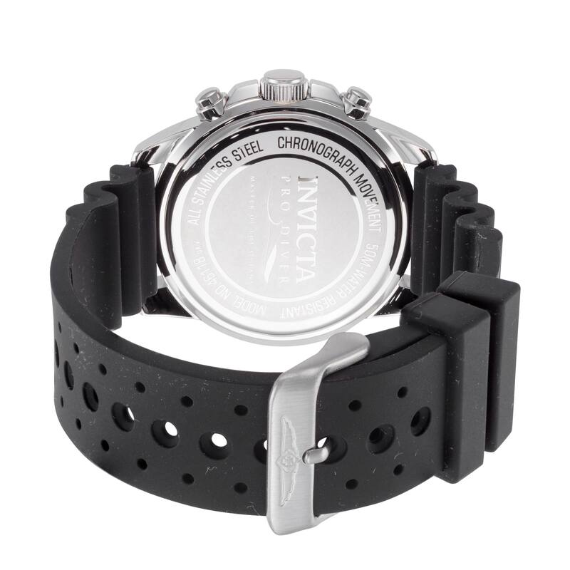 Invicta Men's Pro Diver 45mm Quartz Watch IN-46118 - Black - N/A