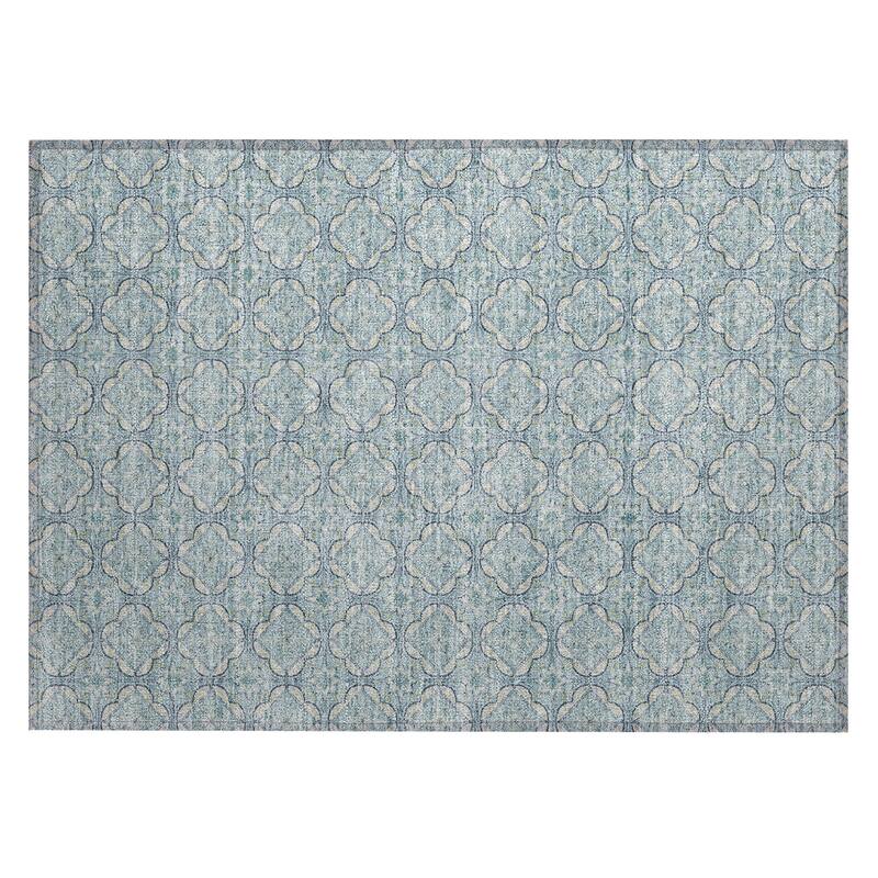 Machine Washable Indoor/ Outdoor Contemporary Granby Chantille Rug