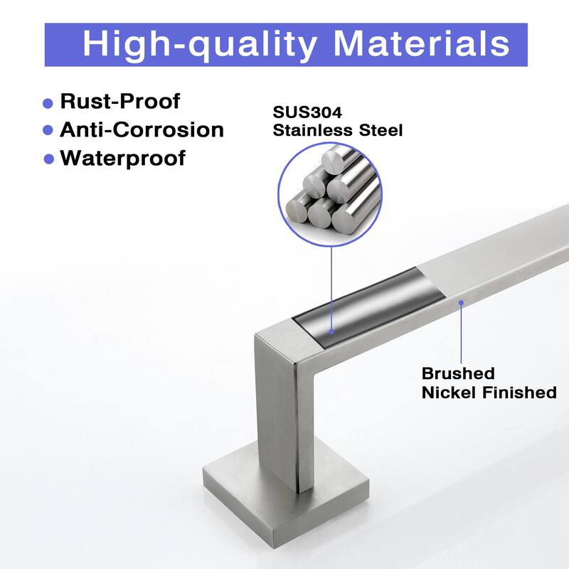 24'' Wall Mounted Towel Bar Towel Rack