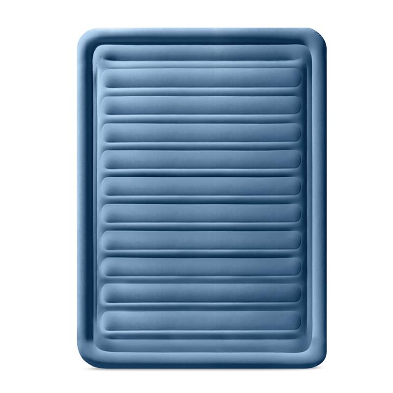 22" Dura-Beam Deluxe Comfort-Plush Queen Air Mattress, Blue