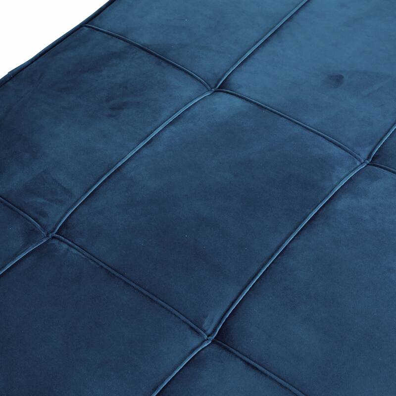 Furniture of America Hattie Assembled Convertible Cocktail Ottoman-Futon