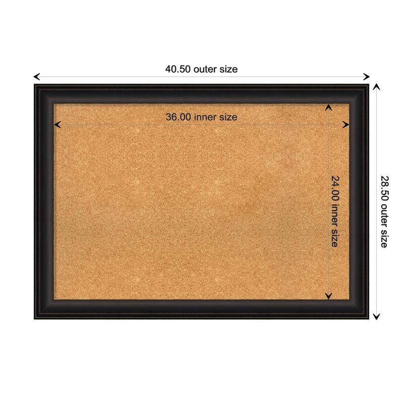 Trio Framed Cork Bulletin Memo Board