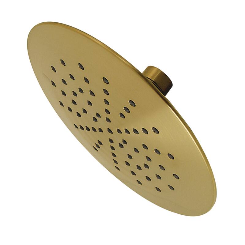 Showerscape 7-Inch Rain Shower Head - Brushed Brass