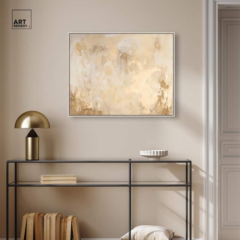 Sun Brust Gilding III Canvas by Art Remedy