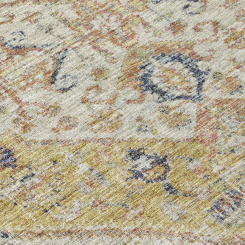 HomeRoots Oriental Traditional Rectangle Outdoor Rug