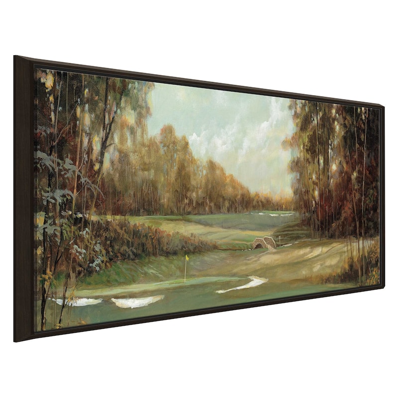 "First Hole" by Ruane Manning Print on Floating Canvas
