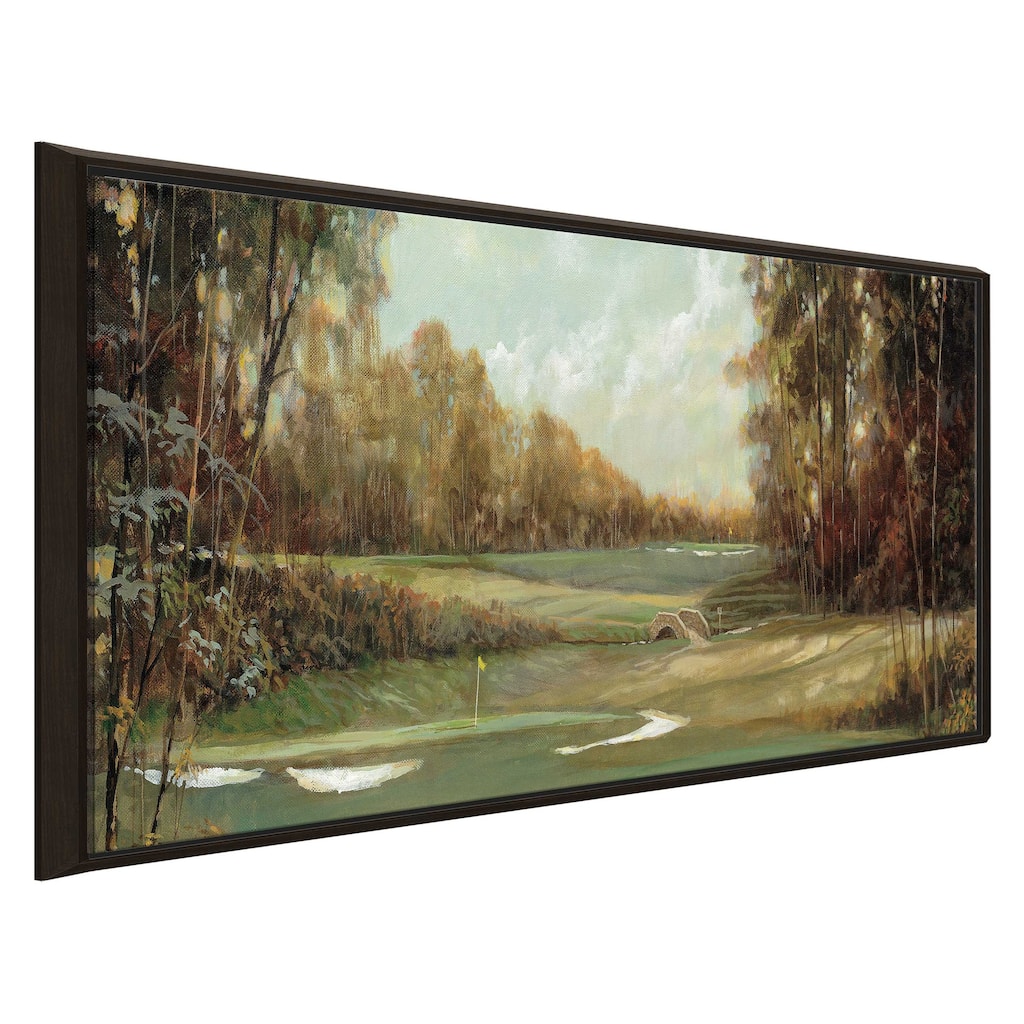 "First Hole" by Ruane Manning Print on Floating Canvas