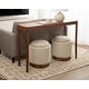preview thumbnail 10 of 11, Kate and Laurel Jarlan Round Storage Ottoman