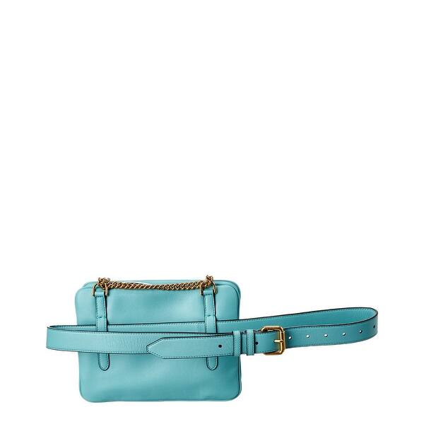 Shop Fendi Upside Down Leather Belt Bag Overstock 30377519