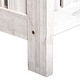preview thumbnail 10 of 18, 29 Gallon Garden Storage Bench with Waterproof Frame, Large Entryway Deck Box w/ Unique X-Shape Back, Louvered Side Panels