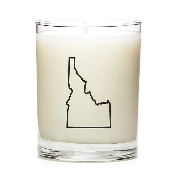 Custom Gift - Map Outline of Idaho U.S State, Fresh Linen