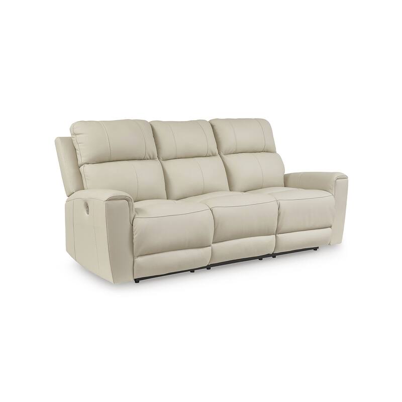 Signature Design by Ashley Dahlmoore Beige Power Reclining Sofa - 87" W x 42" D x 40" H
