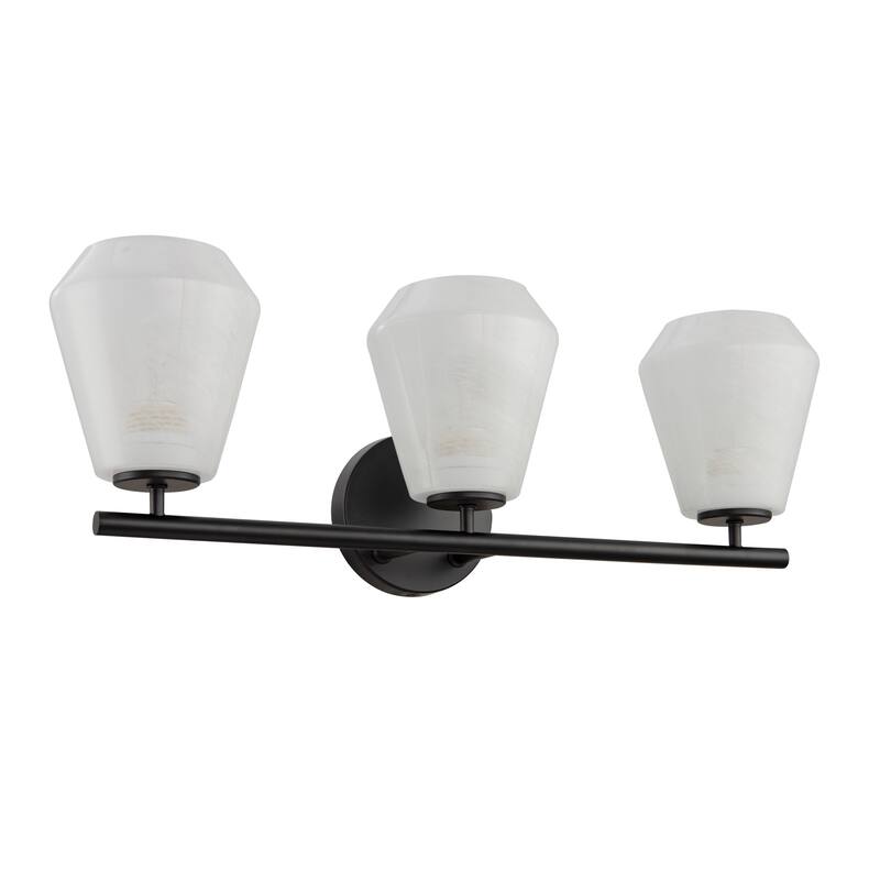 Artcraft Brooke Bathroom Vanity - Wispy White Glassware Shade