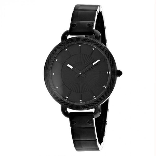Jean Paul Gaultier Women's 8504302 'Index' Black Stainless Steel Watch. Opens flyout.