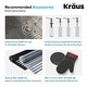 preview thumbnail 137 of 158, KRAUS Standart PRO Undermount Single Bowl Stainless Steel Kitchen Sink