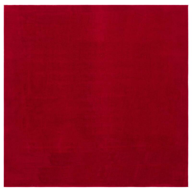 SAFAVIEH Loft Saundra Contemporary Machine Washable Rug - 6' Square - Red