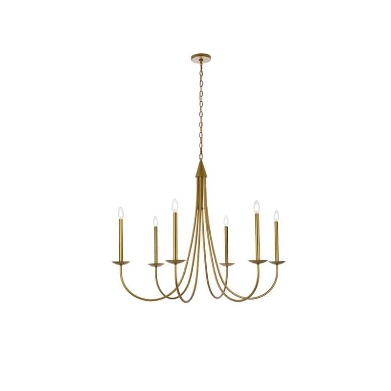 Chloe 42 inch Pendant - N/A - Brass