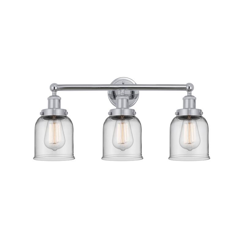 Innovations Lighting 616-3W-10-25 Bell Vanity Bell 3 Light 25" Wide - Polished Chrome / Clear