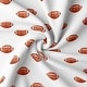 preview thumbnail 4 of 2, Sweet Jojo Designs Brown and White Football Boy 3pc Twin Sheet Set for the Vintage Foot Ball Sports Themed Footballs Collection