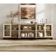 preview thumbnail 16 of 62, WAMPAT Multifunctional Sideboard Buffet Cabinets with Glass Doors, Modern Sideboard with Adjustable Shelf, Coffee Bar Cabinet