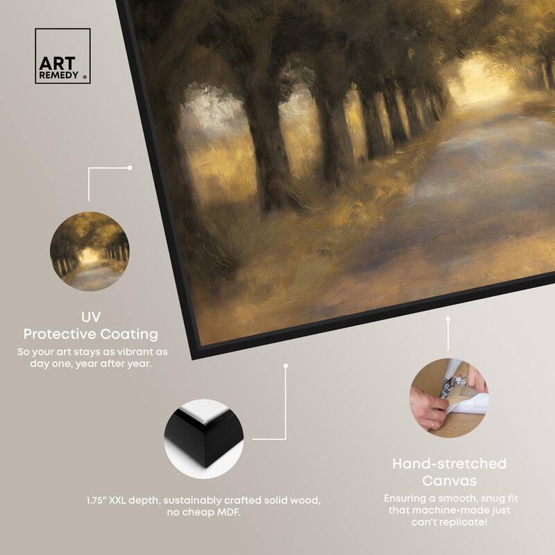 Misty Morning Canvas by Art Remedy