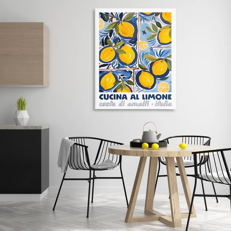 Stupell Bright Mediterranean Lemons Canvas Wall Art Design By Lux + Me Designs