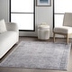 preview thumbnail 17 of 30, Bayberry Spill Proof Vintage Machine Washable Area Rug 3' x 5' - Light Grey - Rectangle