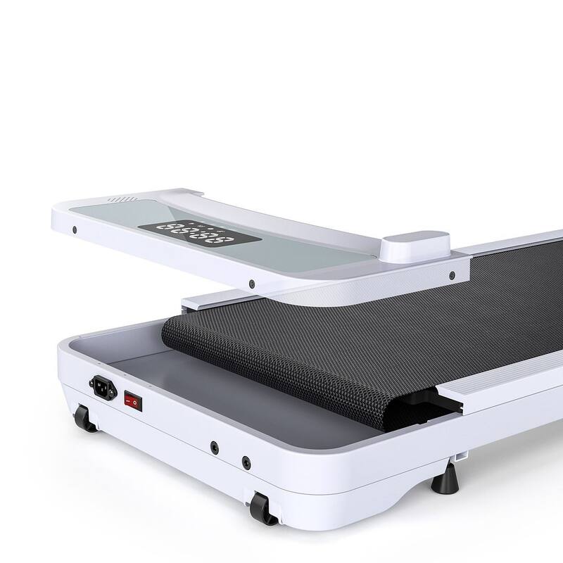 Compact Flat Treadmill with Remote Control - Ideal for Home Fitness and Fat Burning