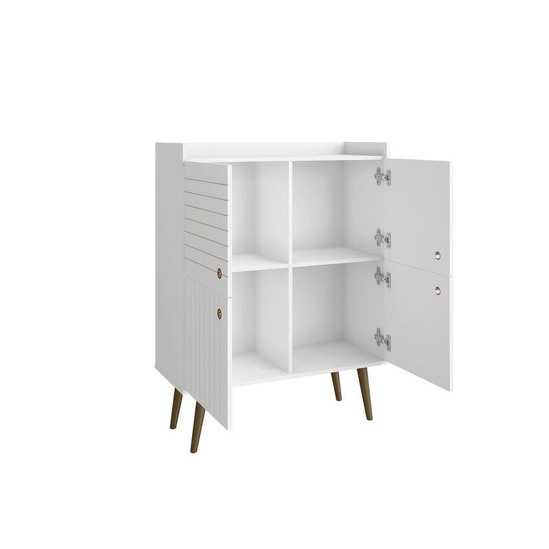 Manhattan Comfort Bogart 45.5" Mid-Century Modern Accent Cabinet