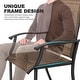preview thumbnail 12 of 17, Outdoor 7-Piece Dining Set, Textilene Fabric, Powder-coated Iron Frame