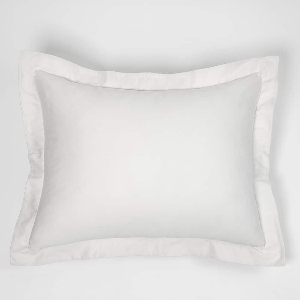 Murano Sham, White, Standard